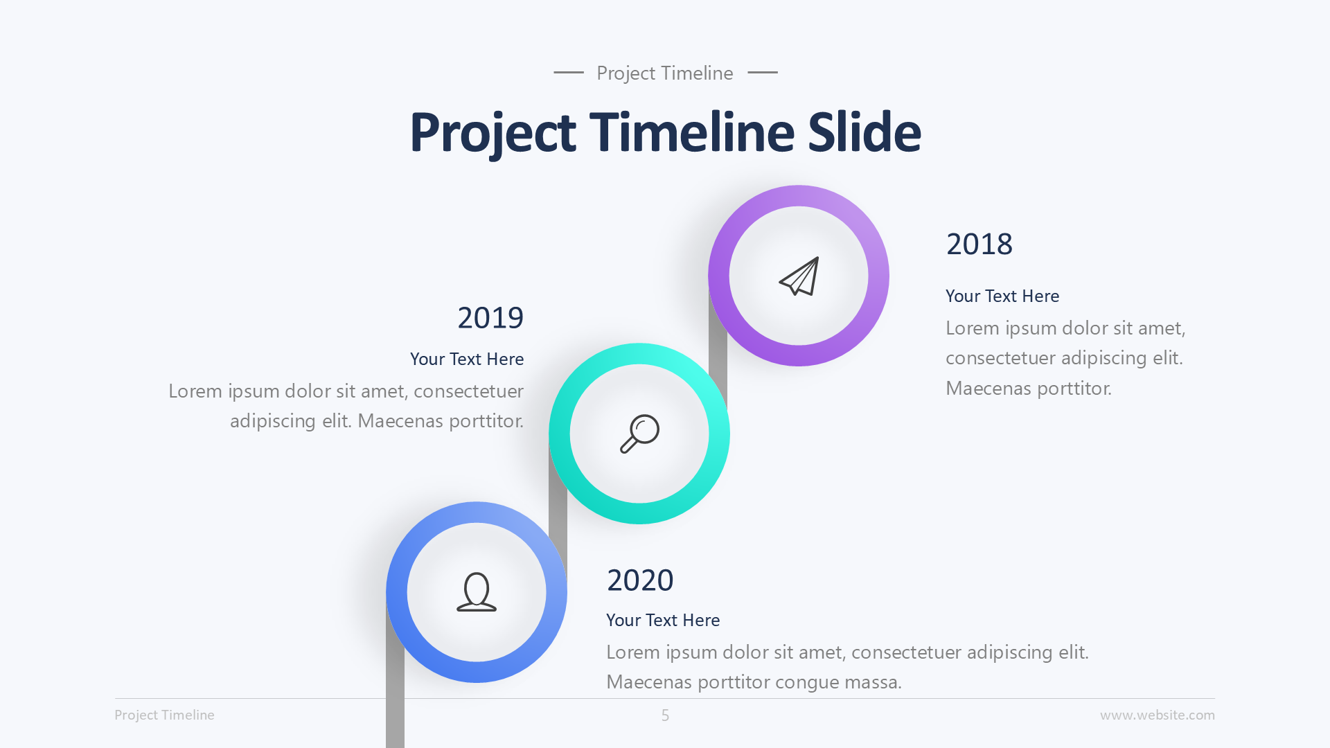 Timeline V1 Light slide 5